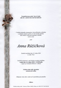 Nejbližší rozloučení - Anna Růžičková