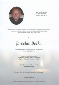 Nejbližší rozloučení - Jaroslav Bečka