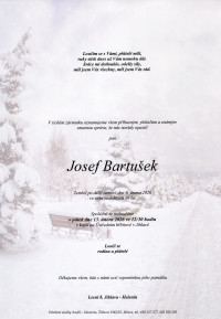 Nejbližší rozloučení - Josef Bartušek