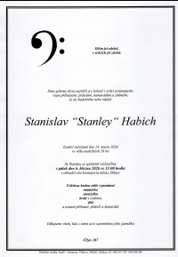 Nejbližší rozloučení - Stanislav "Stanley" Habich