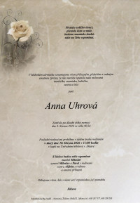 Nejbližší rozloučení - Anna Uhrová