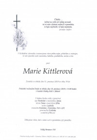 Marie Kittlerová