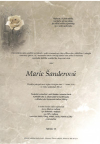 Marie Šanderová