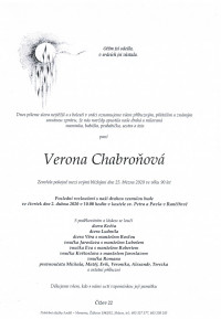 Verona Chabroňová