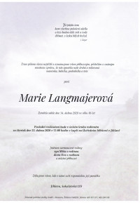 Marie Langmajerová