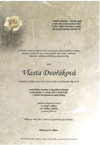 Vlasta Dvořáková