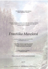 Františka Marešová