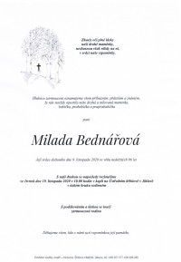 Milada Bednářová