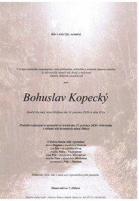 Bohuslav Kopecký